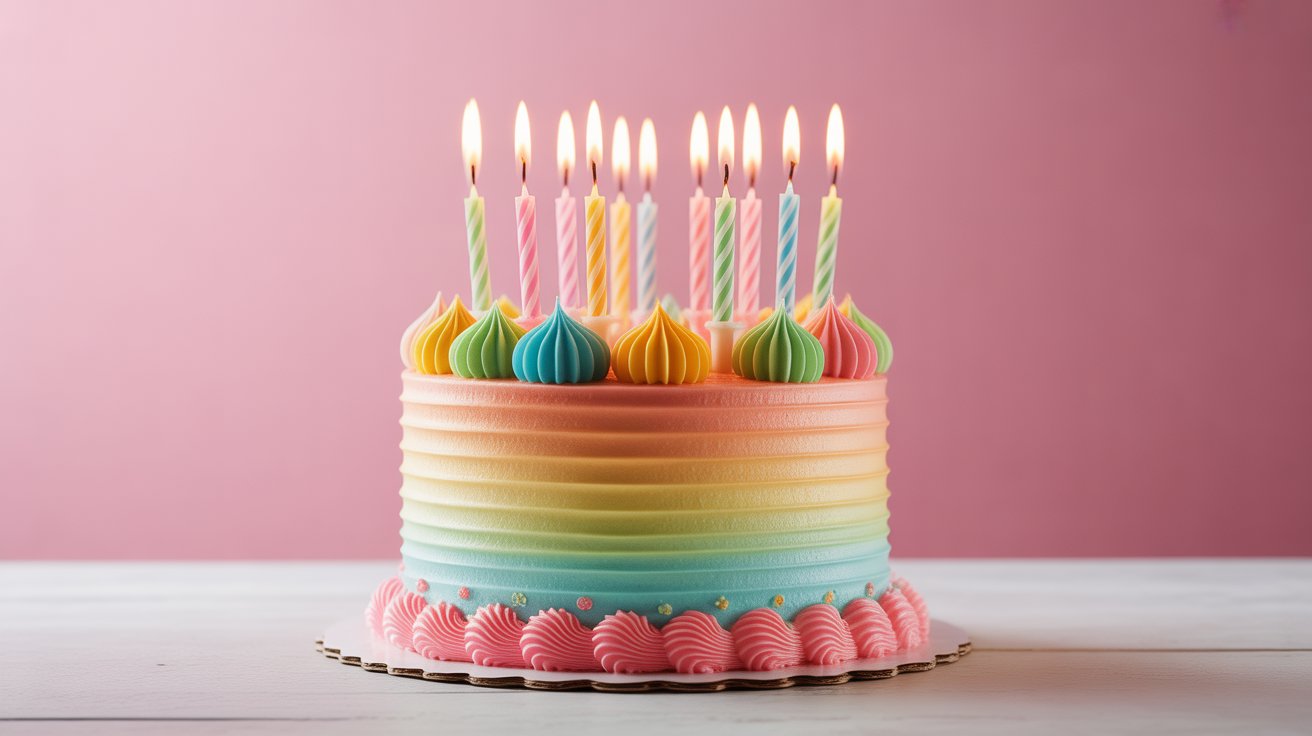 rainbow birthday cake – colorful, fun & candle ready rainbow birthday cake – colorful, fun & candle ready
