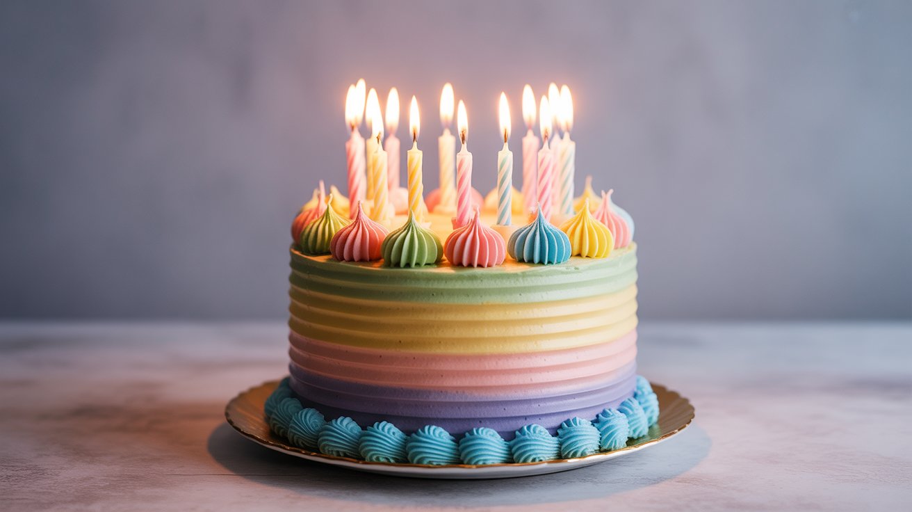 rainbow birthday cake – colorful, fun & candle ready rainbow birthday cake – colorful, fun & candle ready