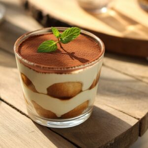 individual tiramisu cup – classic italian dessert