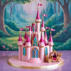 princess castle cake – fairytale birthday magic