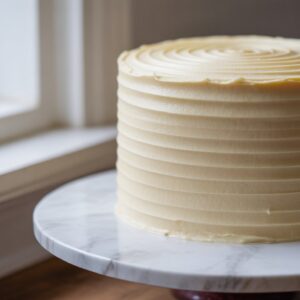 minimalist swirl cake – clean & elegant