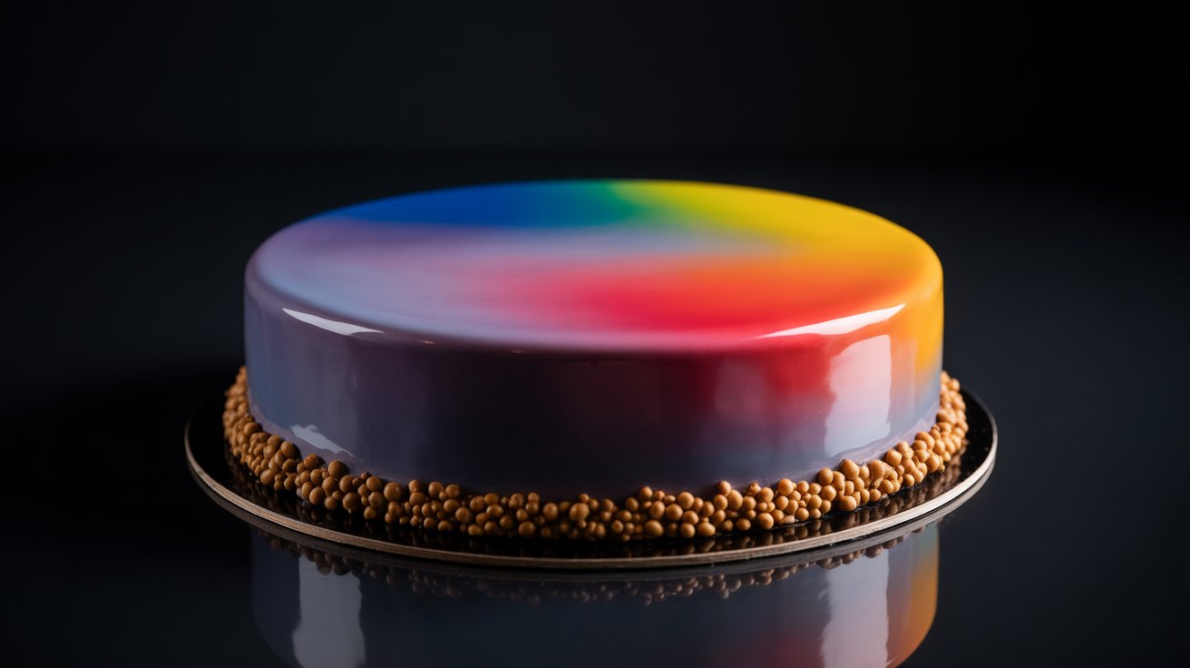 rainbow mirror glaze cake β glossy, colorful & artistic rainbow mirror glaze cake β glossy, colorful & artistic
